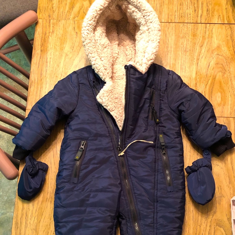 Baby snow suit.